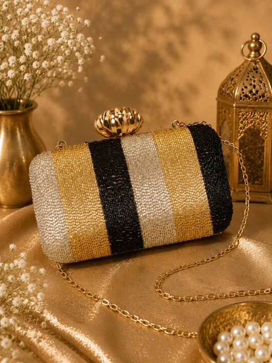 Pearl Wave Clutch