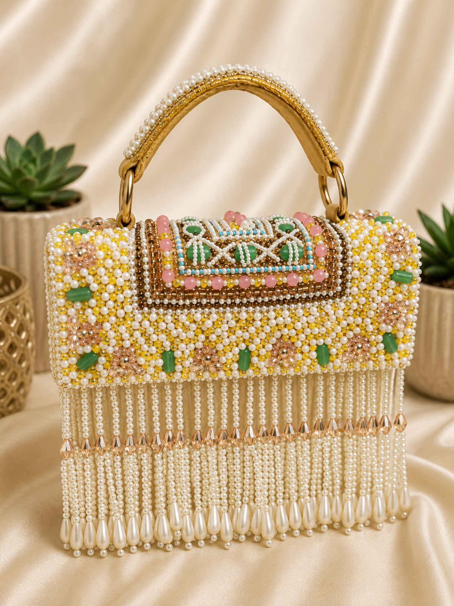 Noor Tassel Clutch