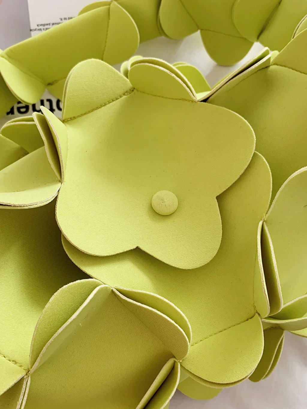 Lime Petal Bloom Bag