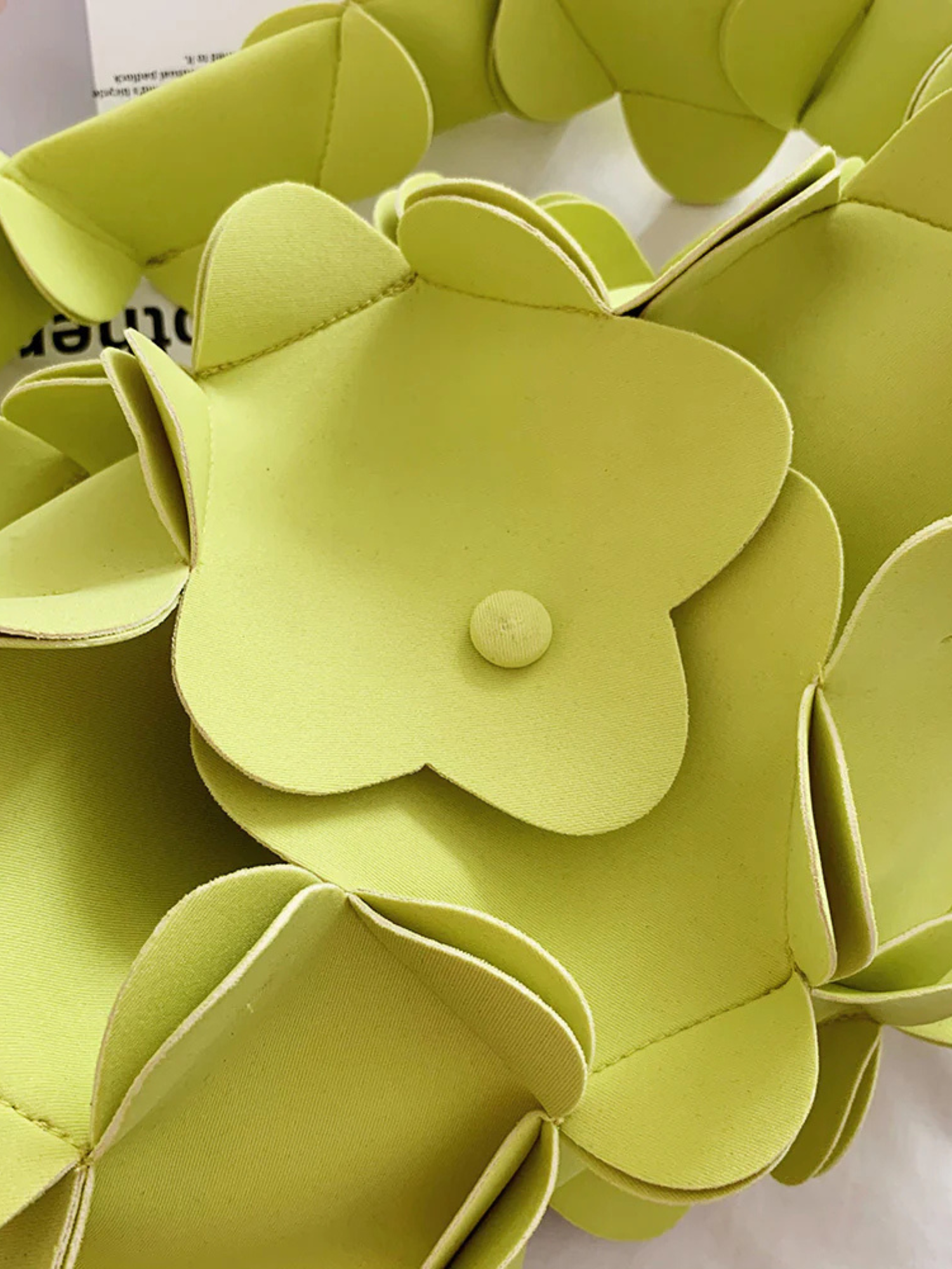 Lime Petal Bloom Bag