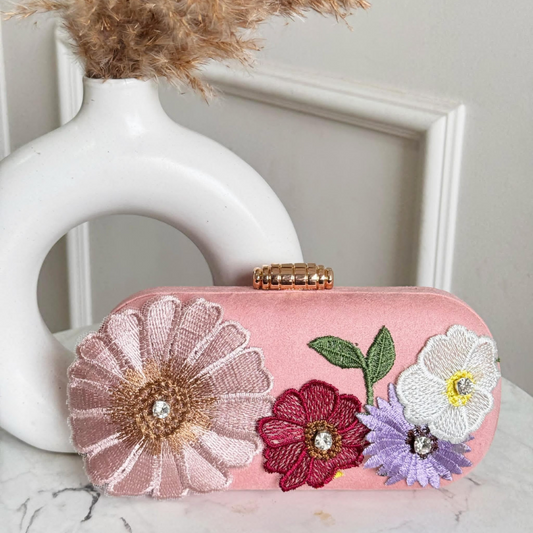 Zaitoon Bloom Floral Clutch