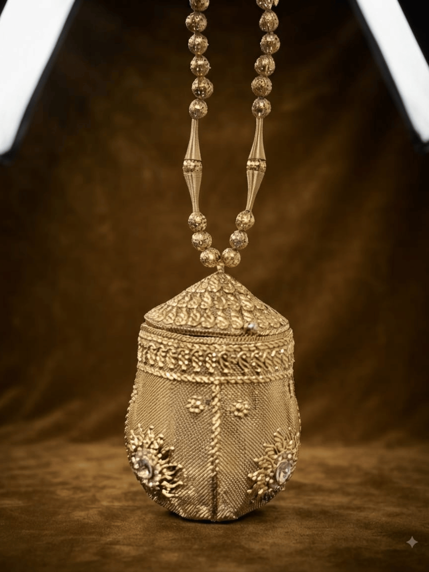 Royal Embroidery Mini Bag