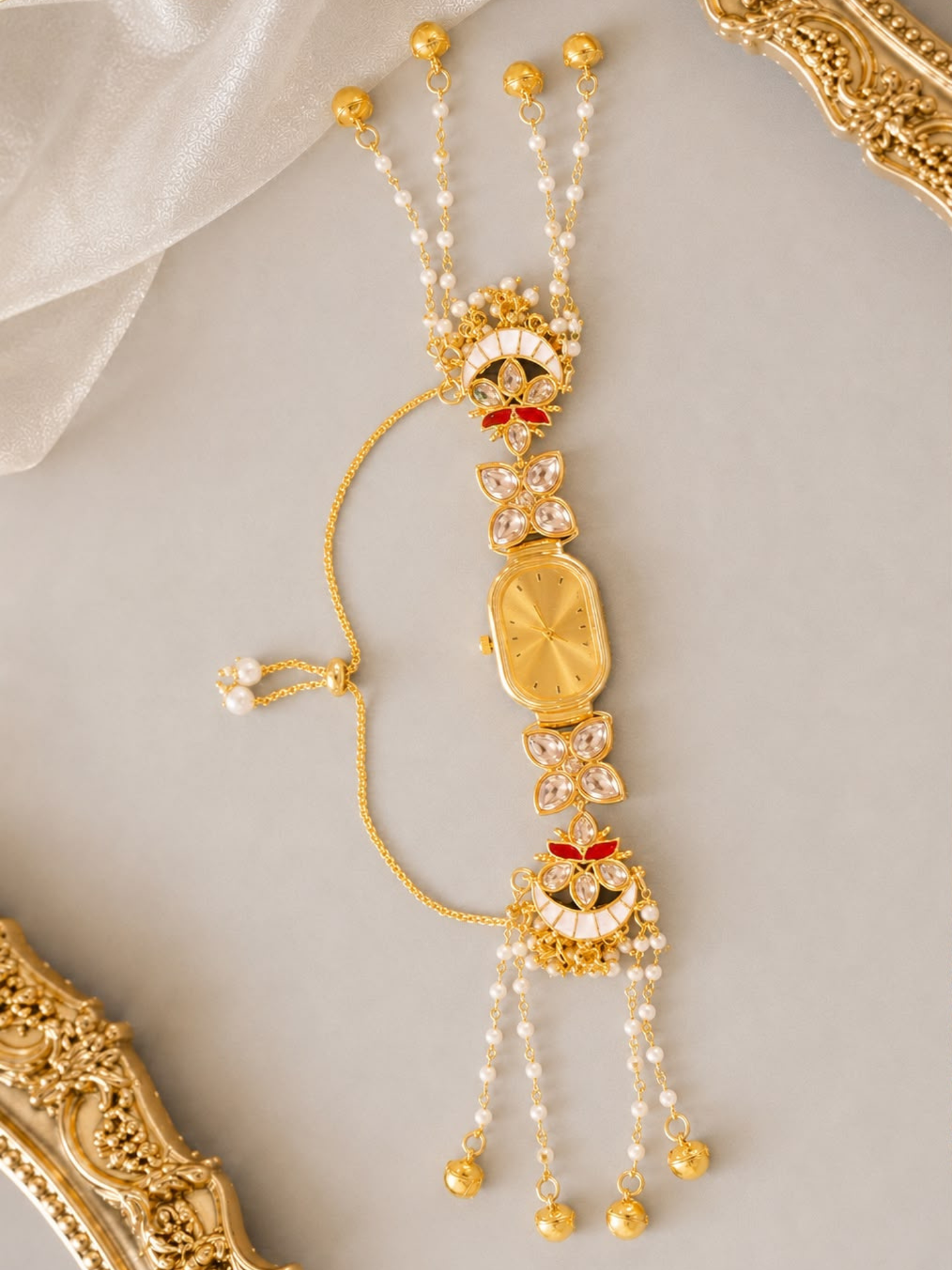 Chandrika Pearl Latkan Watch