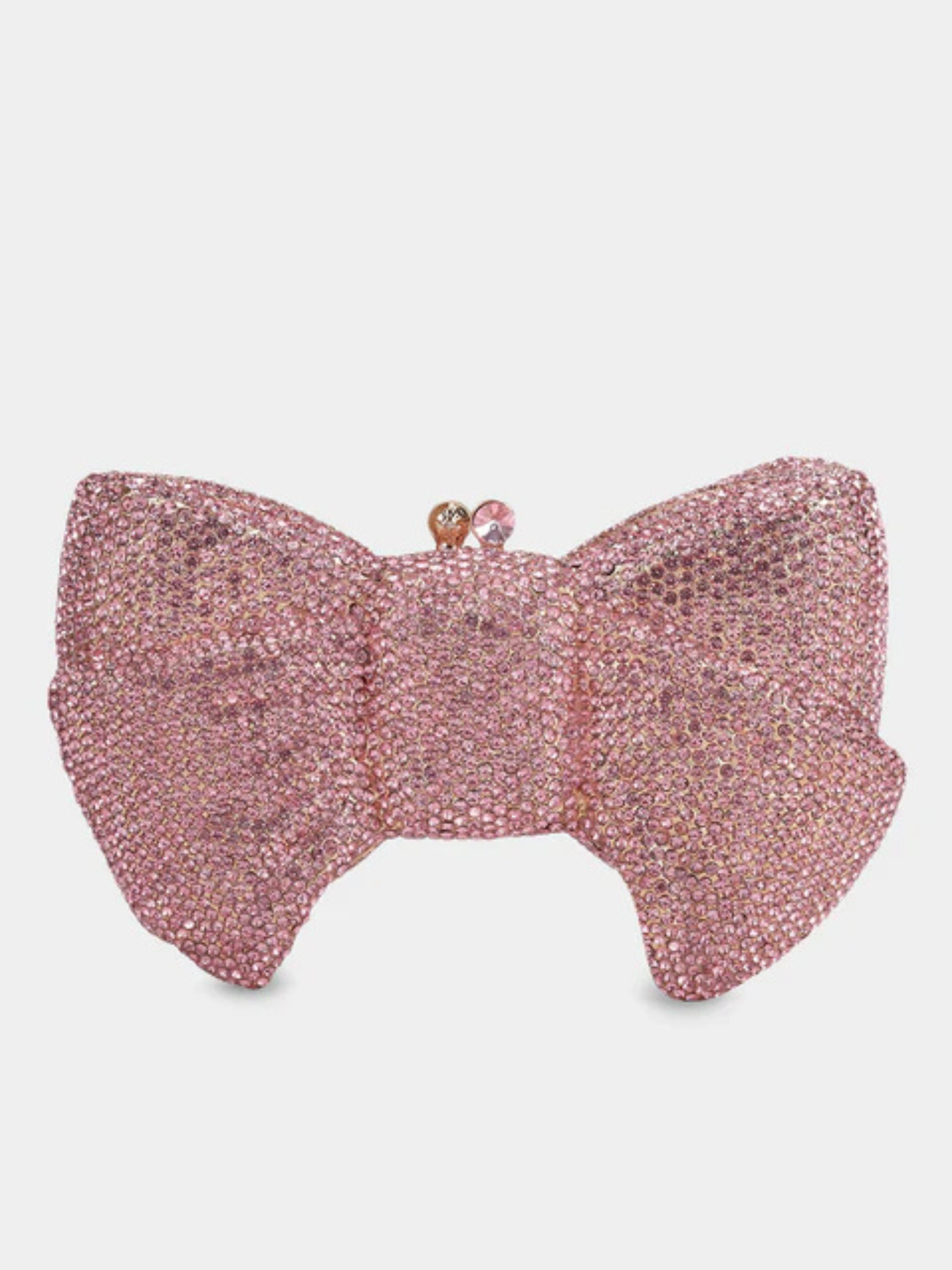 Rosé Ribbon Crystal Bag