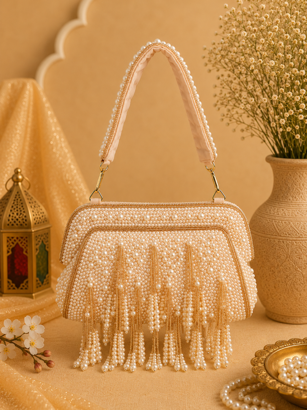 Amaira Tassels Clutch