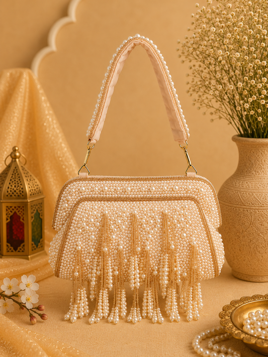 Amaira Tassels Clutch