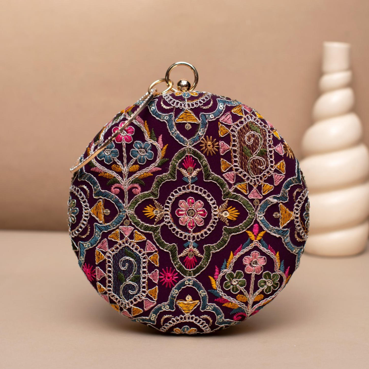 Persian Garden Embroidered Ethnic Clutches