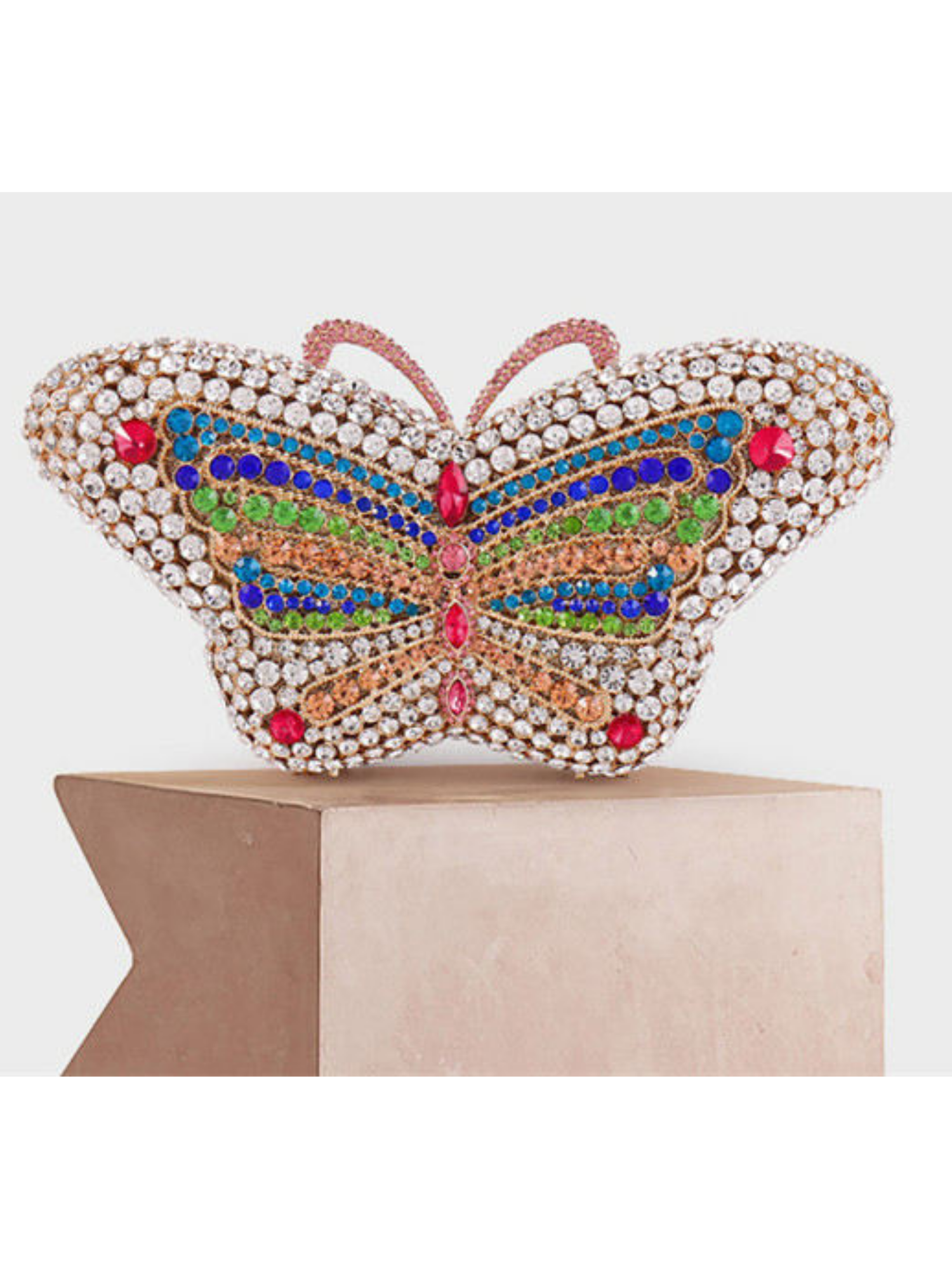 Prism Wing Crystal Clutch