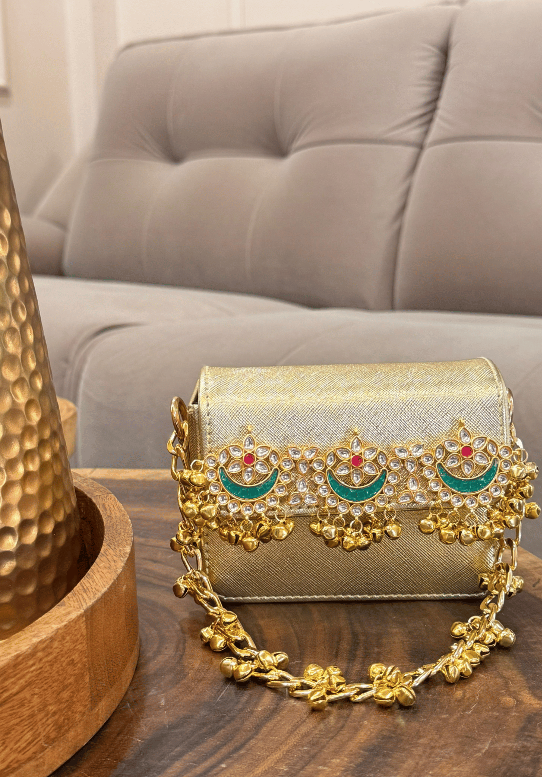 Mehfil Kundan Mini Bag