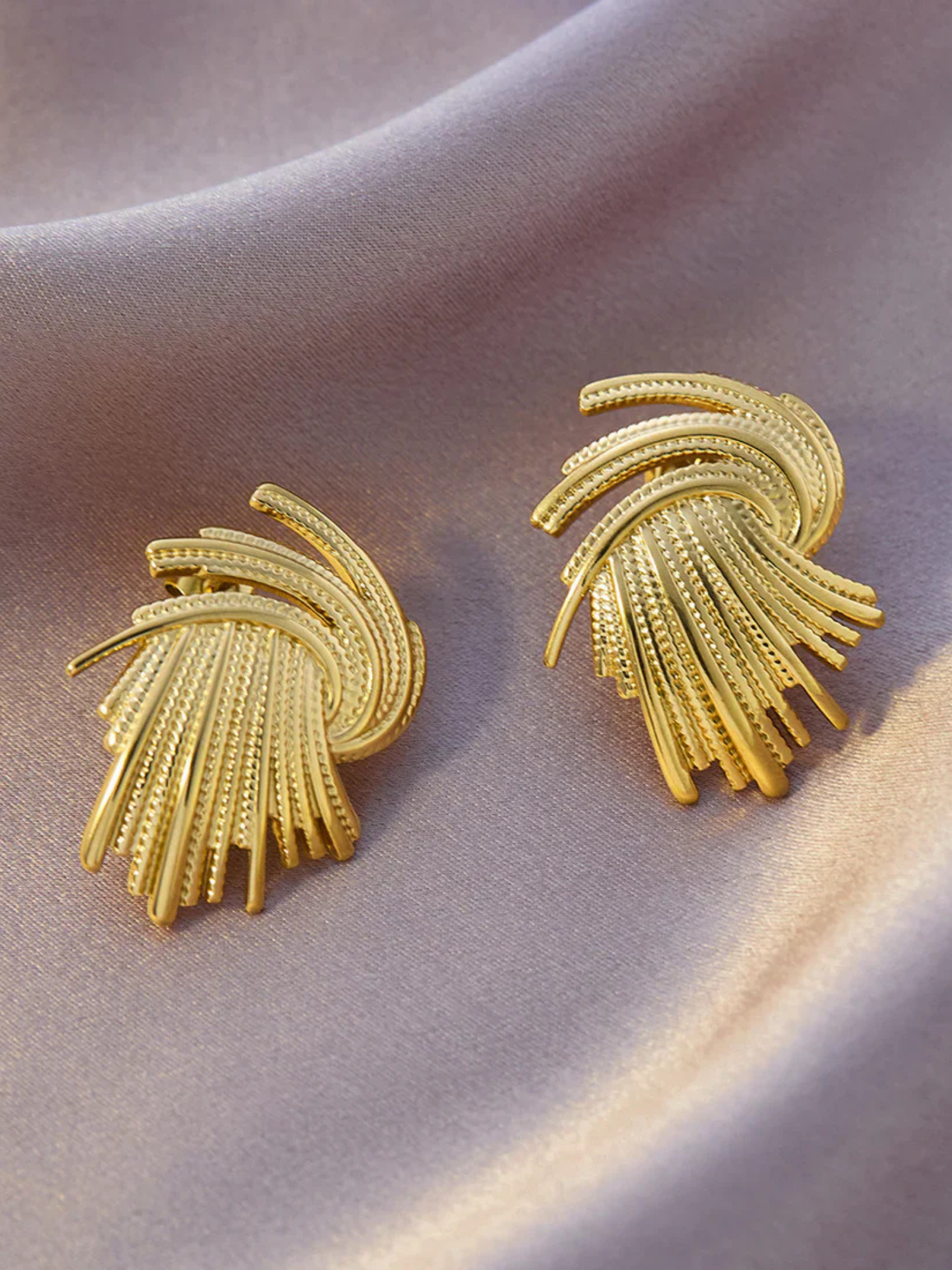 Golden Cascade Earrings