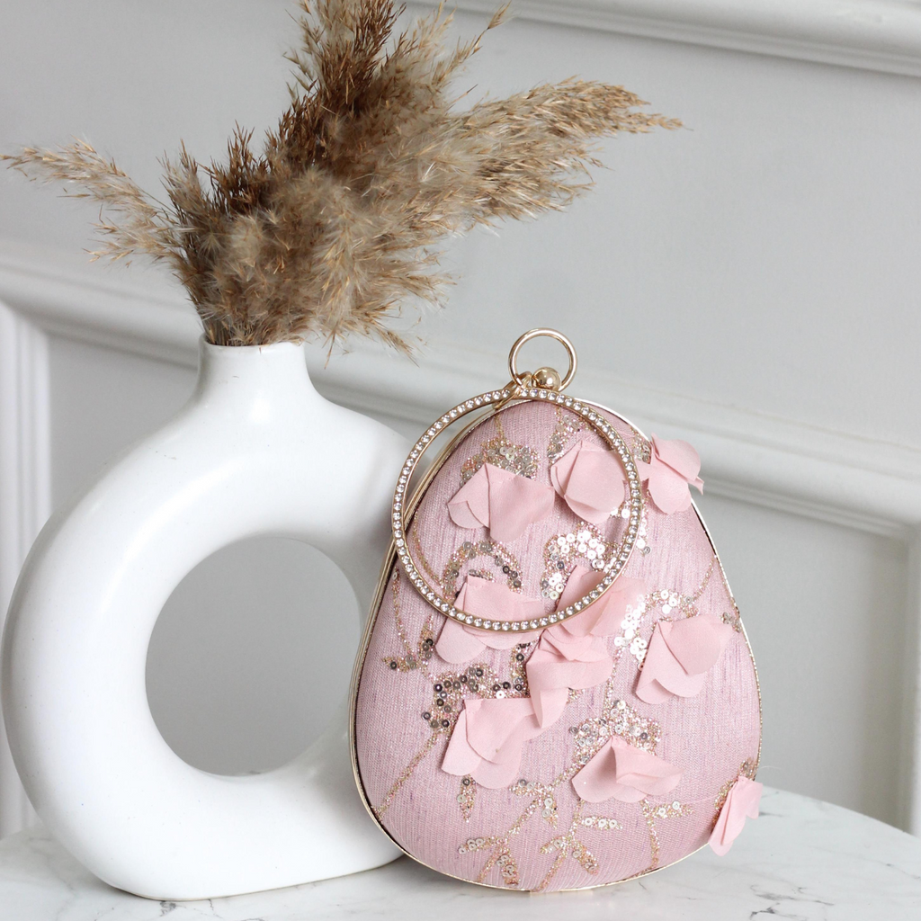 Swan Whisper Wristlet Clutch