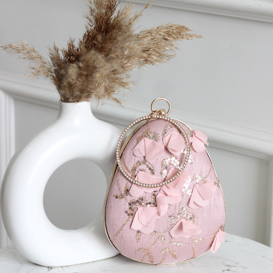 Swan Whisper Wristlet Clutch