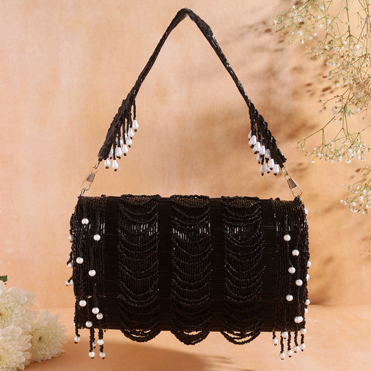Designer Drop Crystal Clutch Bag