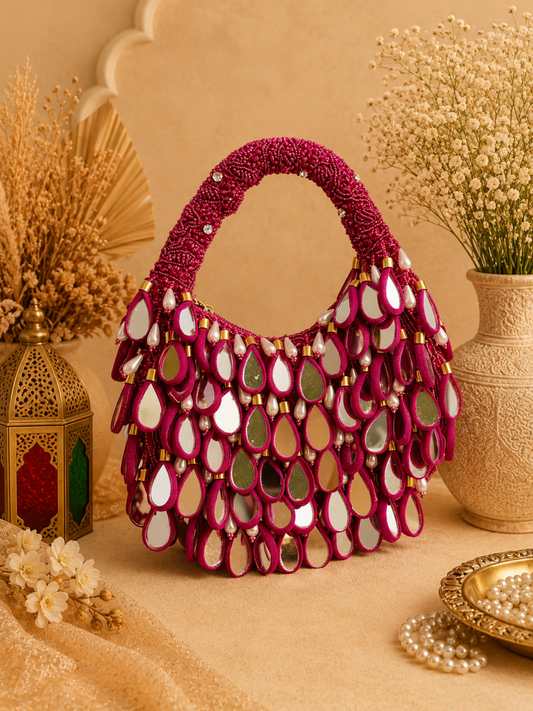 Jewel Drop Mirror Bag