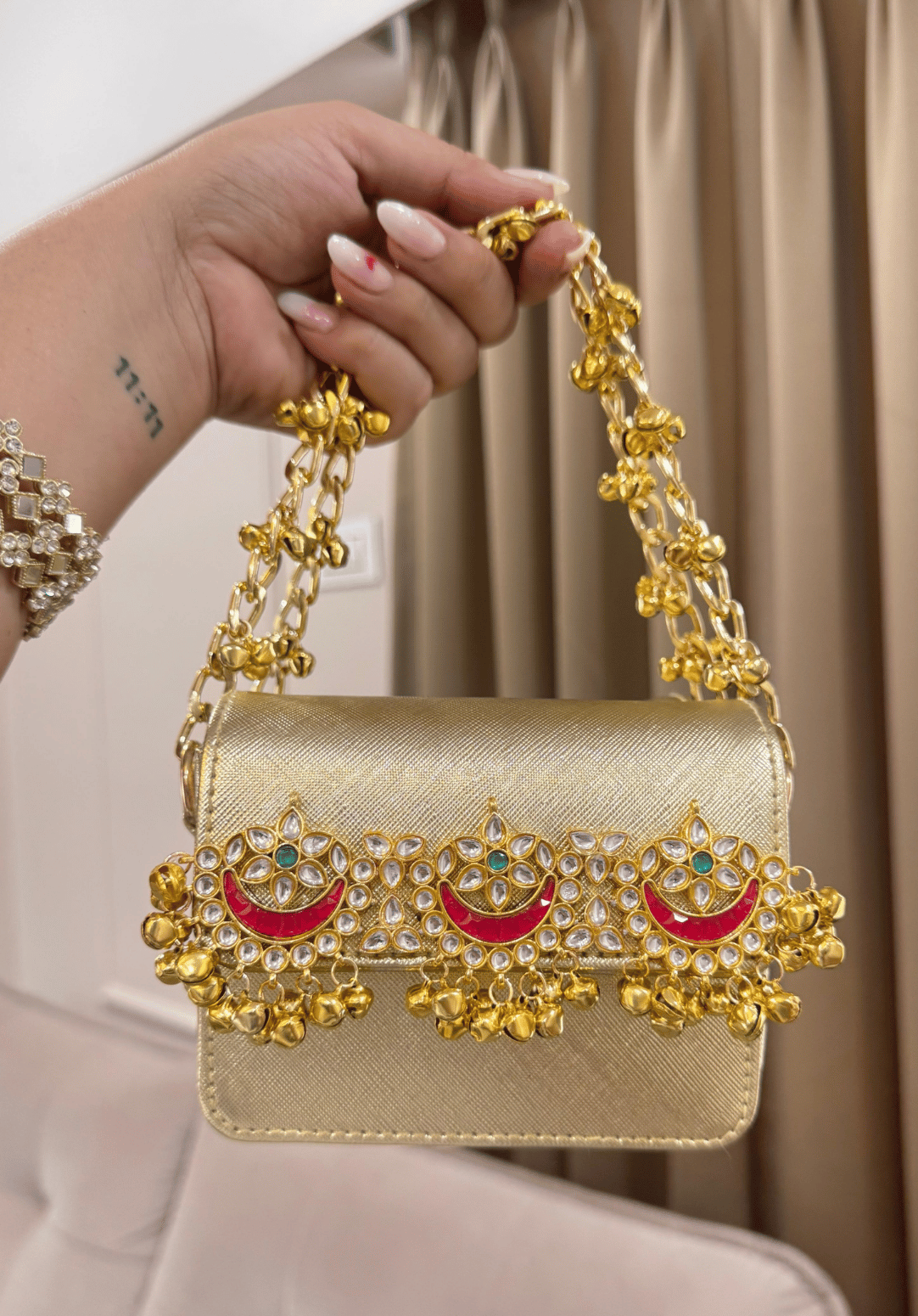 Mehfil Kundan Mini Bag