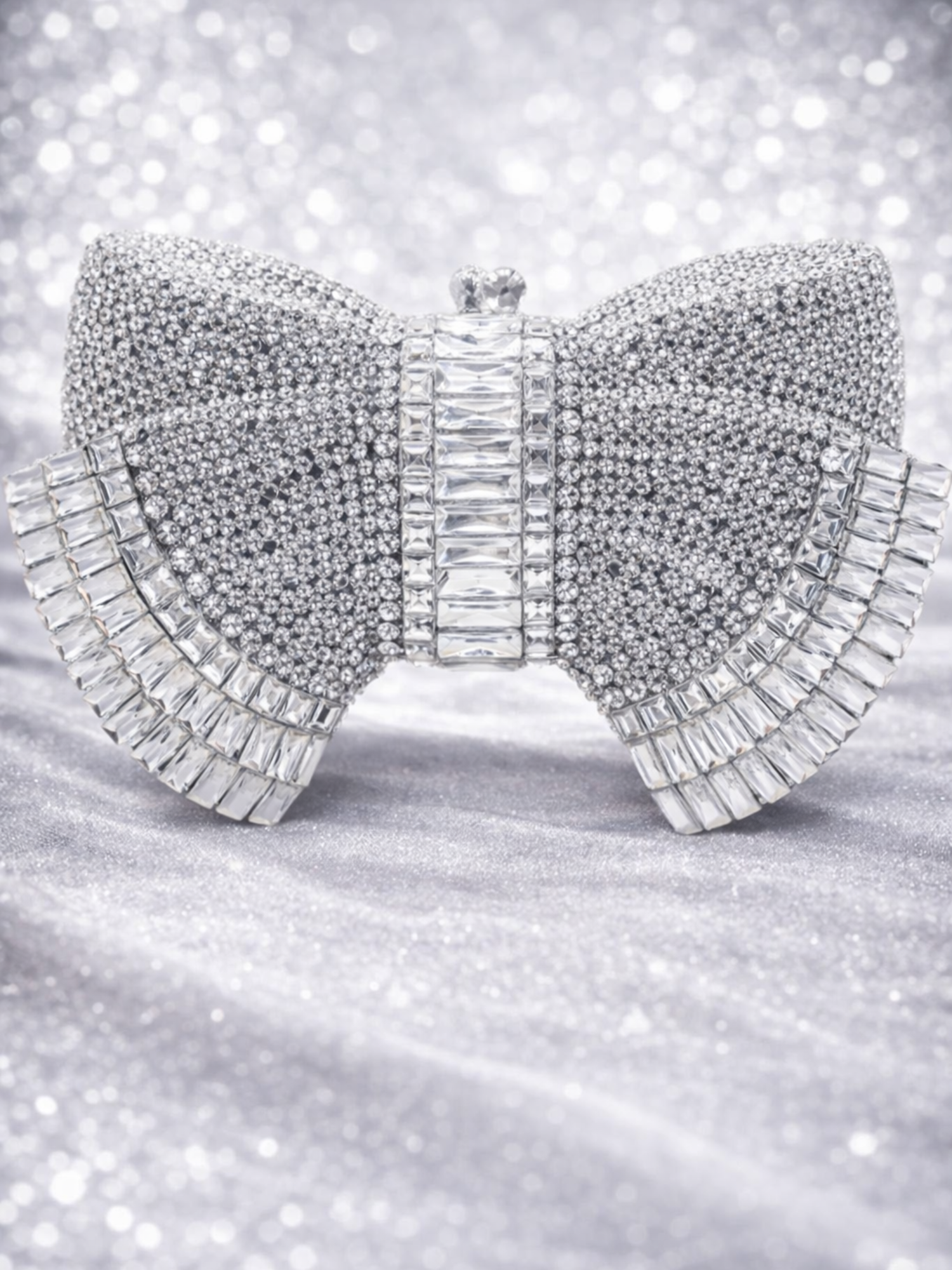 Crystal Muse Bow Clutch