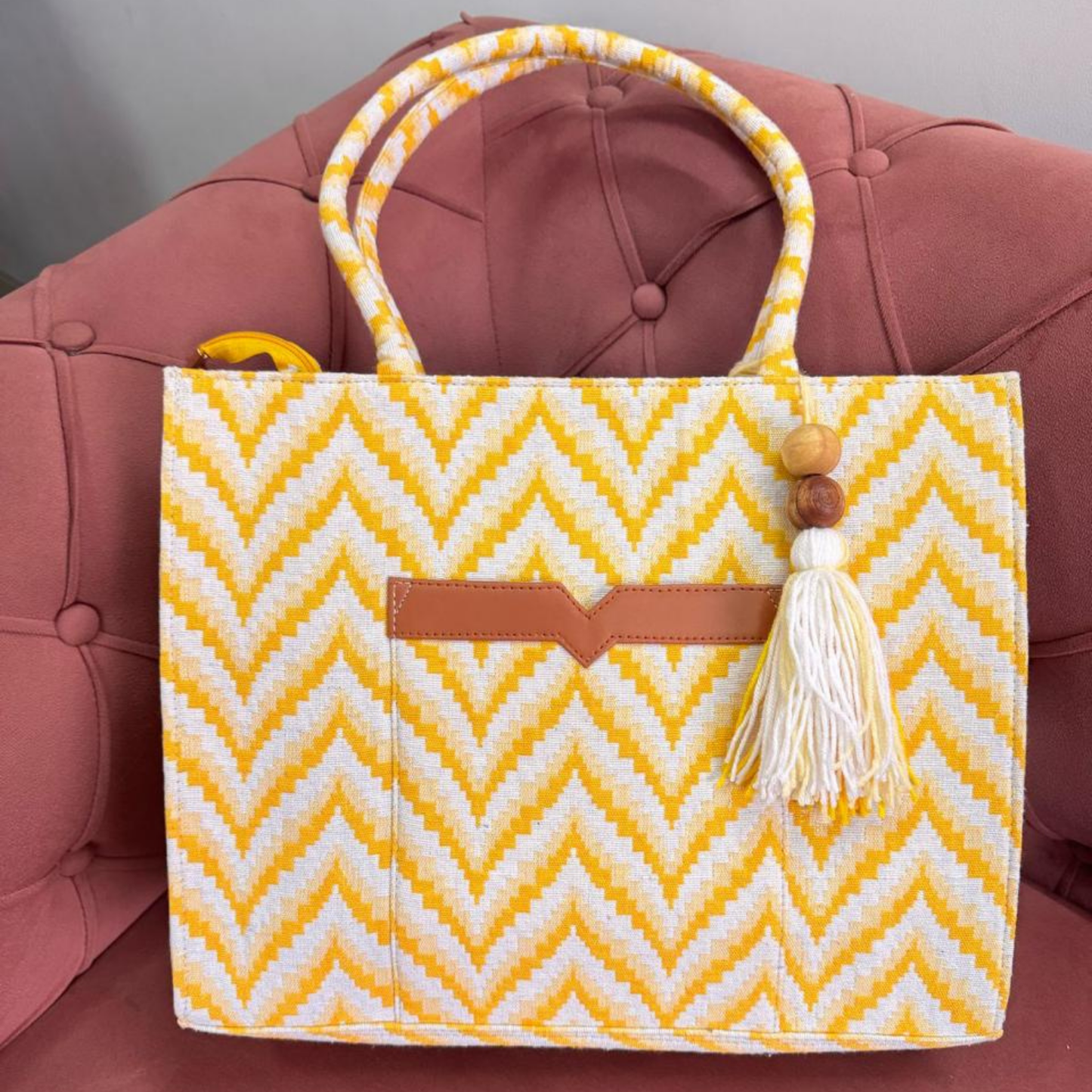 Sunny Wave Large Tote