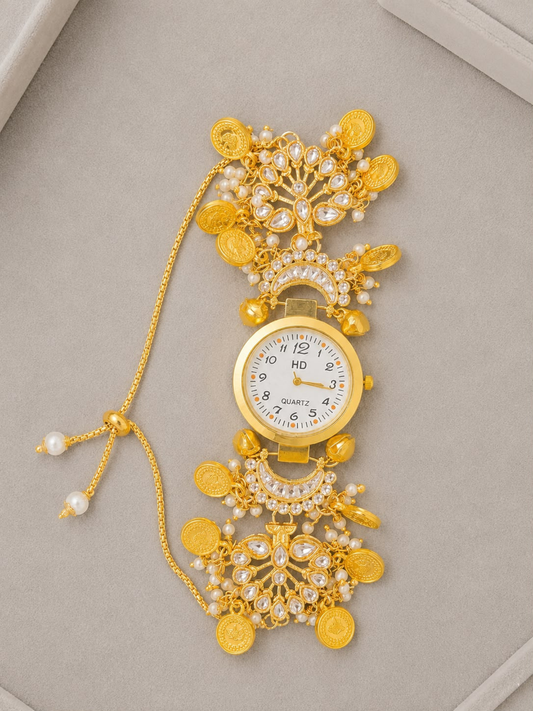 Maharani Mohar Round Dial Watch
