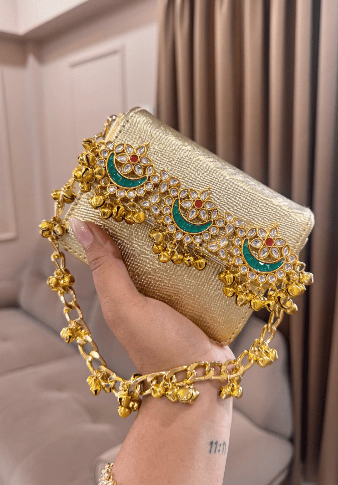 Mehfil Kundan Mini Bag