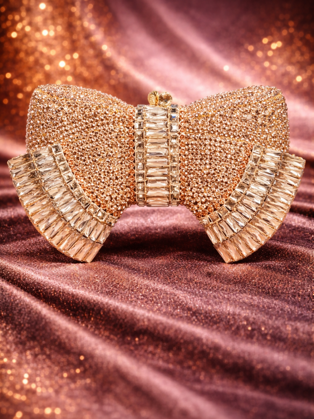 Crystal Muse Bow Clutch