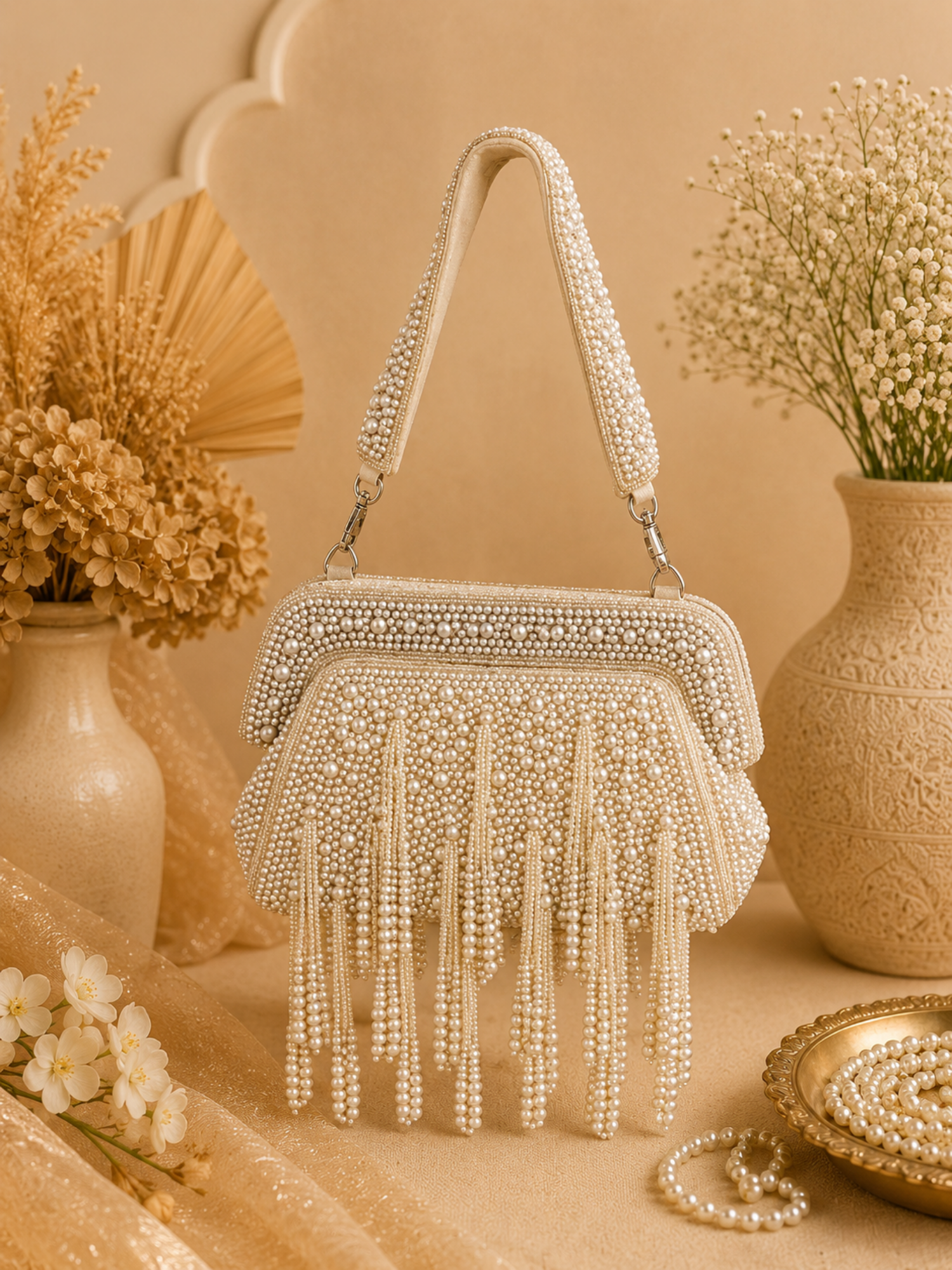Amaira Tassels Clutch