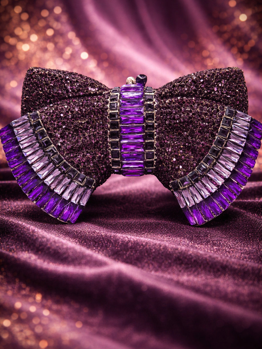 Crystal Muse Bow Clutch