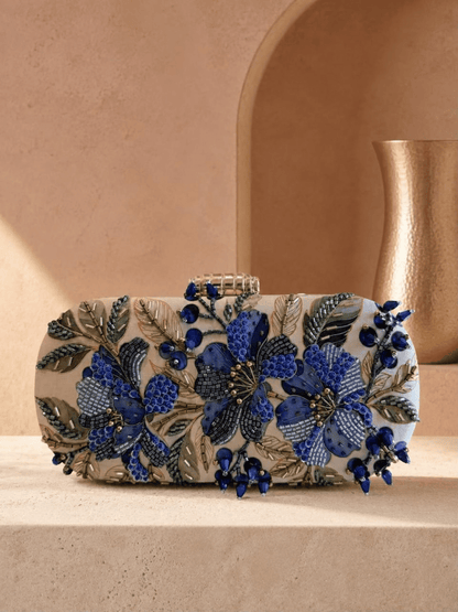 Midnight Bloom Clutch