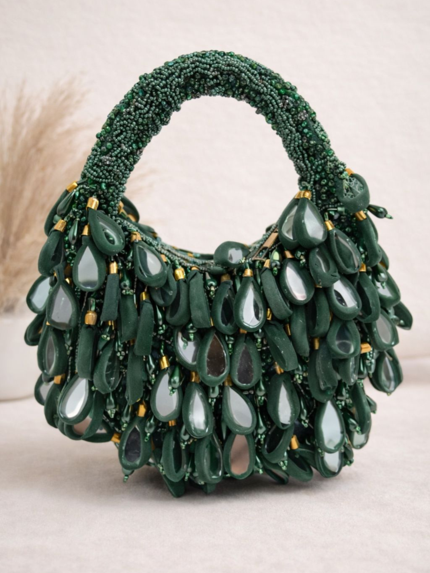 Jewel Drop Mirror Bag