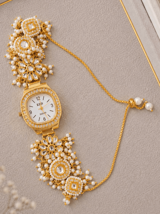 Noor Blossom Kundan Watch