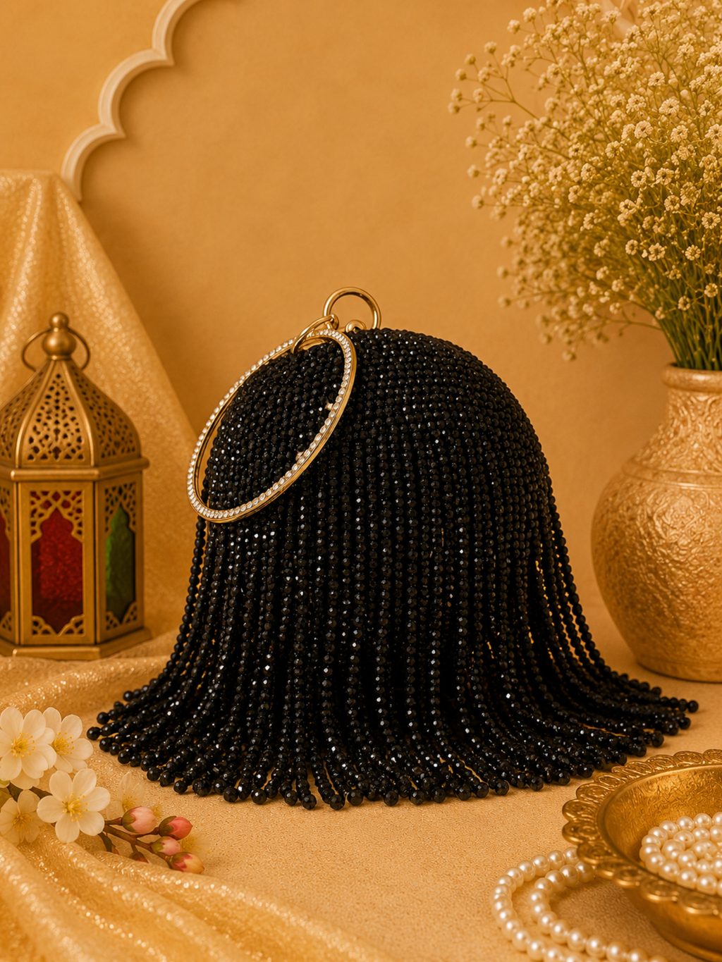 Charm Round Clutch
