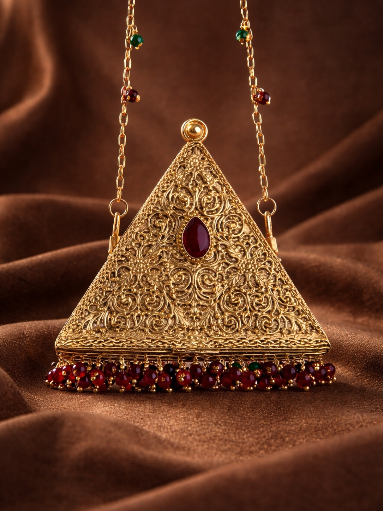 Zarina Pyramid Mini Clutch