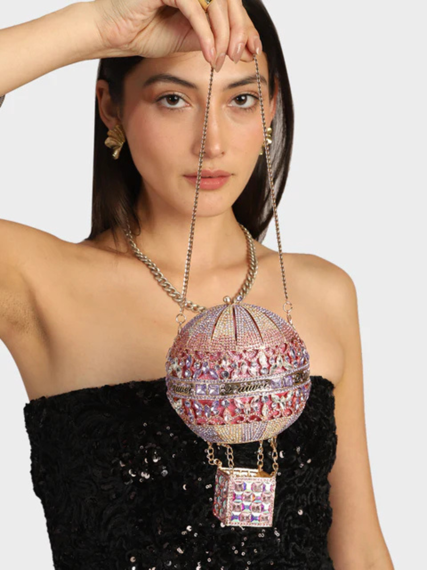 Whimsical Sky Crystal Clutch