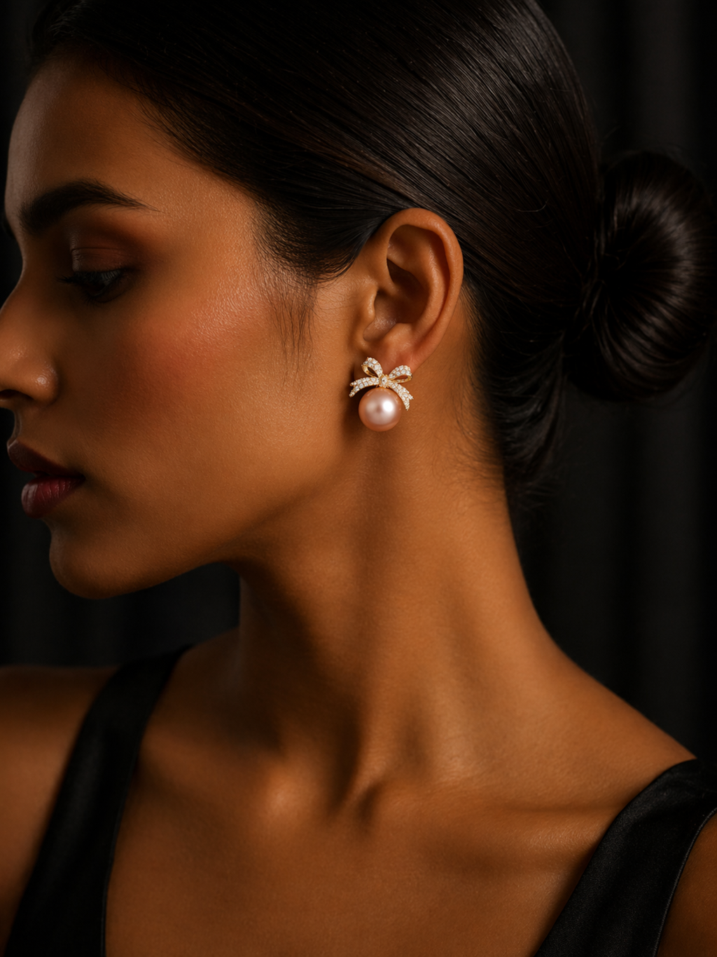 Pearl Charm Earrings