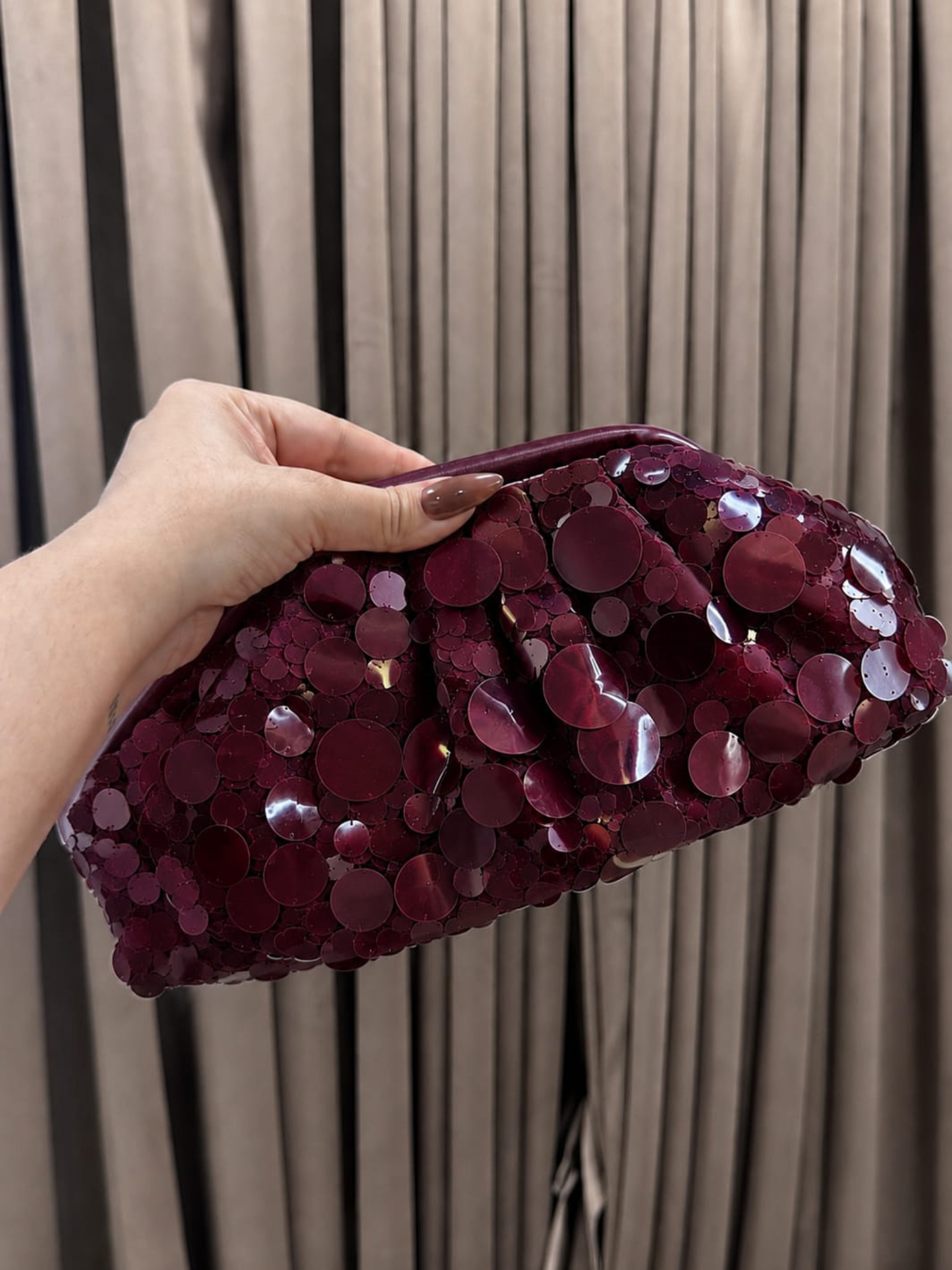 Mermaid Sequin Cloud Clutch