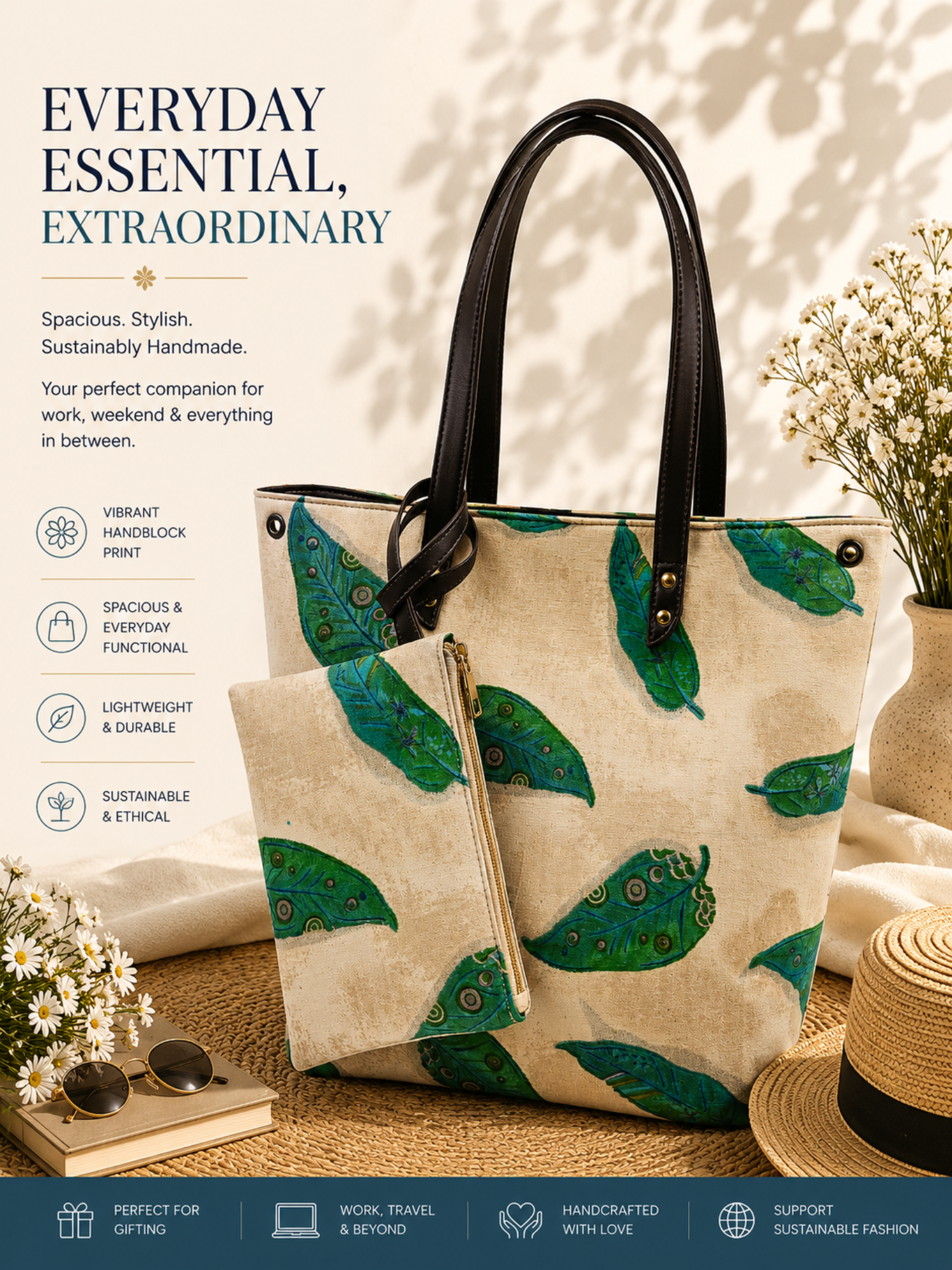 Green Muse Everyday Tote