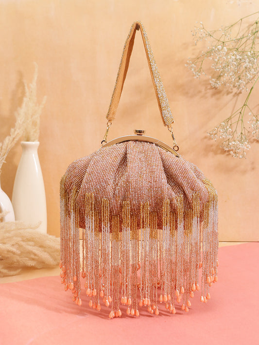 Ethereal Glow Brooch clutch