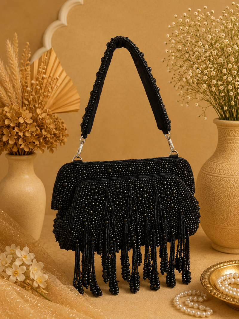 Amaira Tassels Clutch