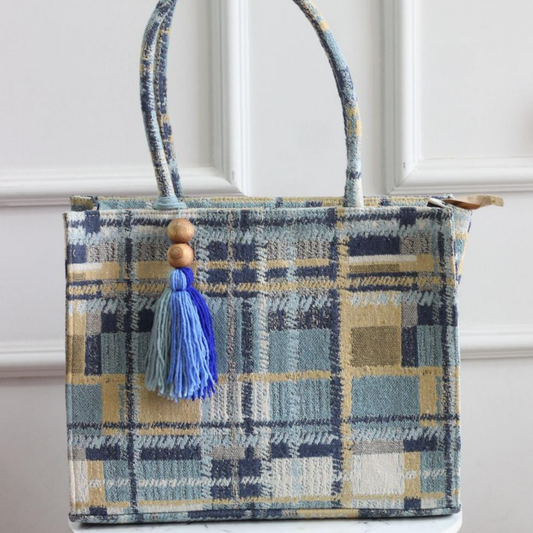 Pastel Denim Large tote