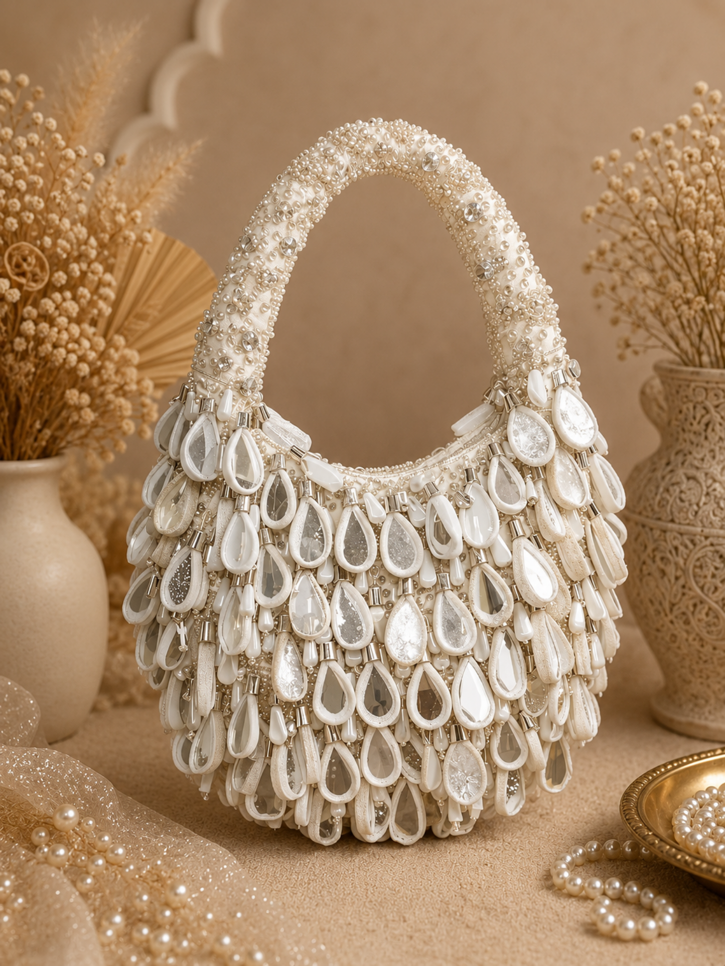 Jewel Drop Mirror Bag