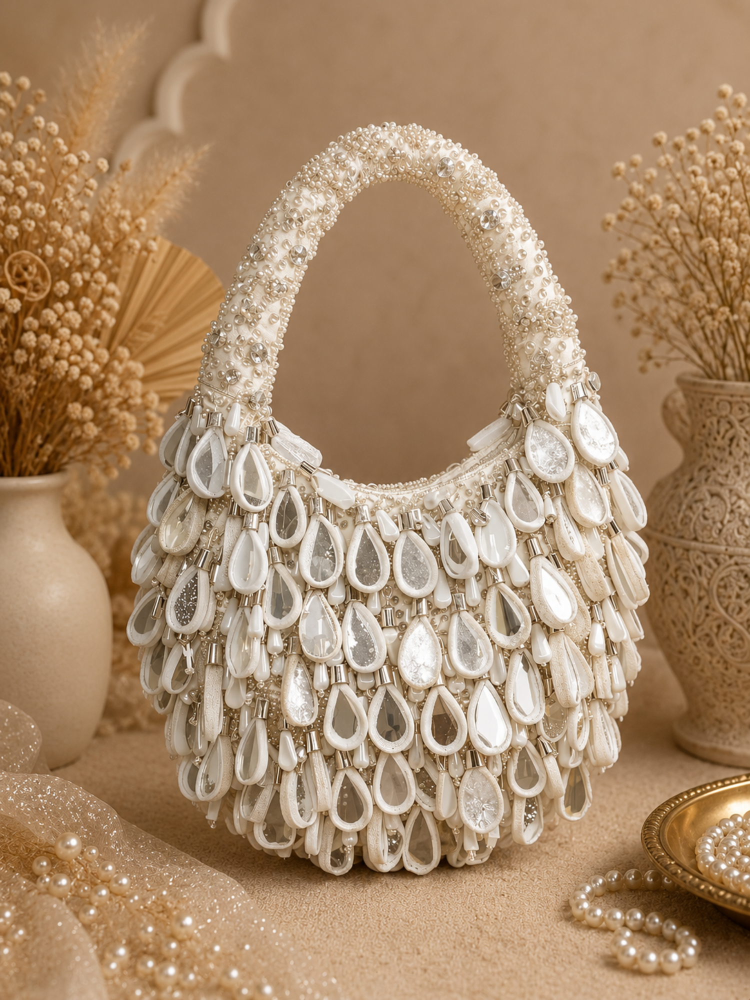 Jewel Drop Mirror Bag