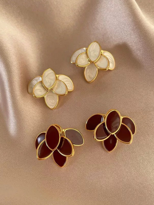Petal Glow Stud Earrings