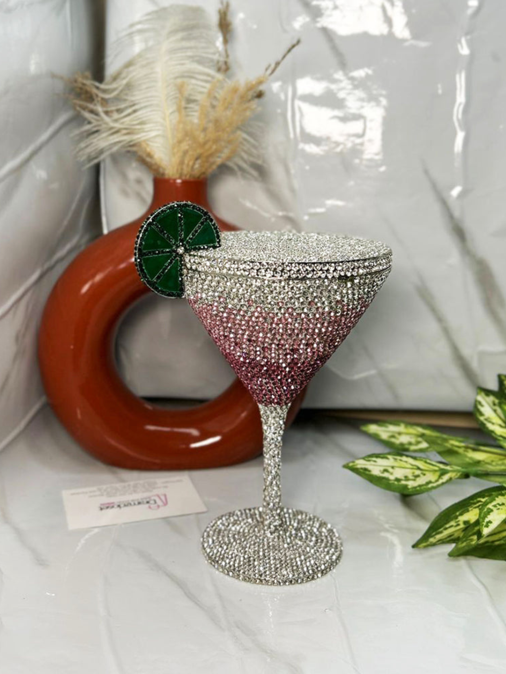 Sparkle Martini Luxe Clutch