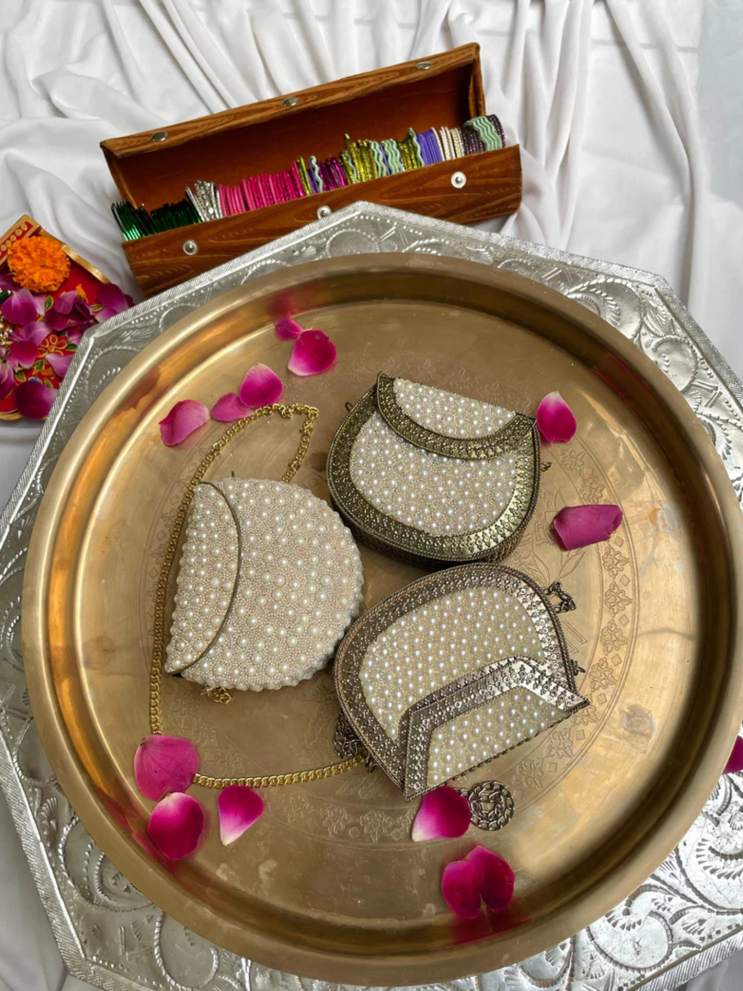 Ivory Pearl Mini Clutch