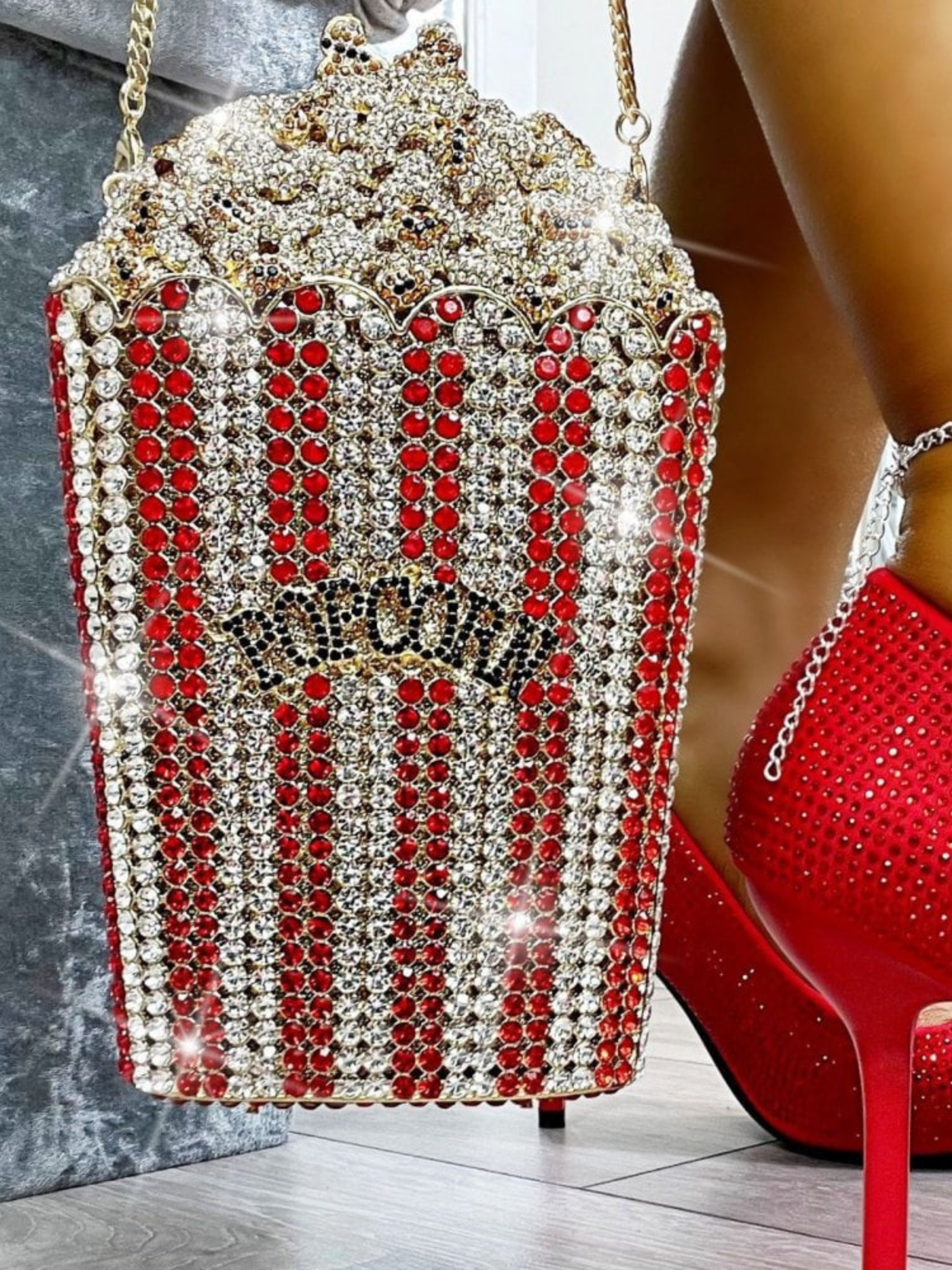 PopStar Crystal Clutch