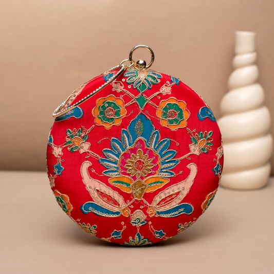 Zari Gul Embroidered Ethnic Clutches