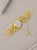 Pista Royale Round Dial Kundan Watch