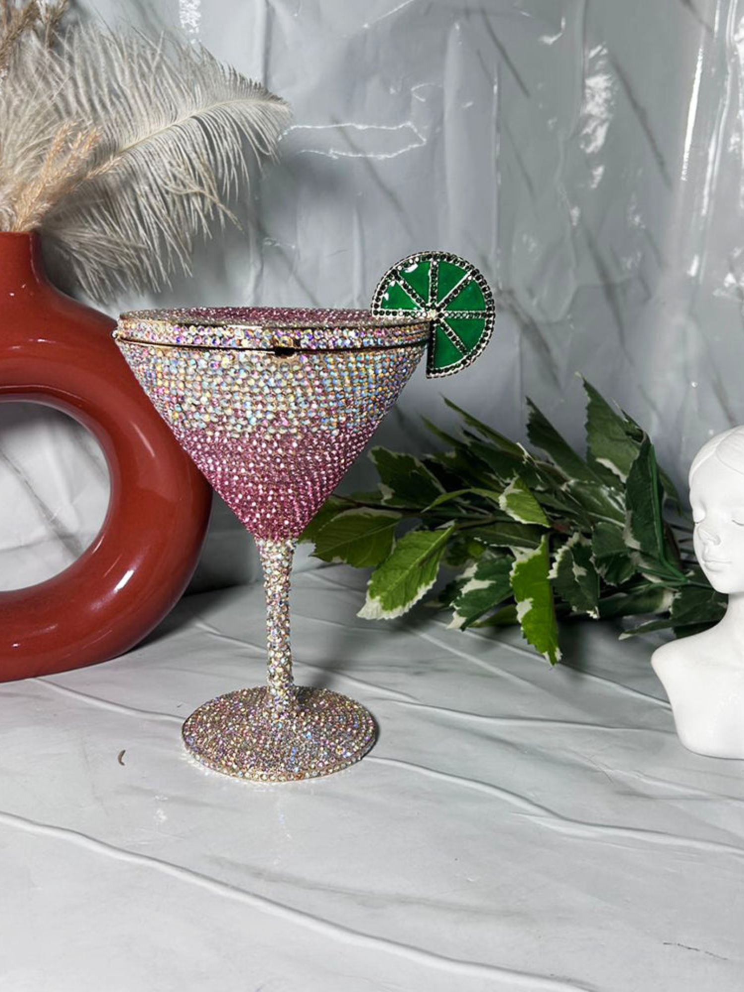 Sparkle Martini Luxe Clutch