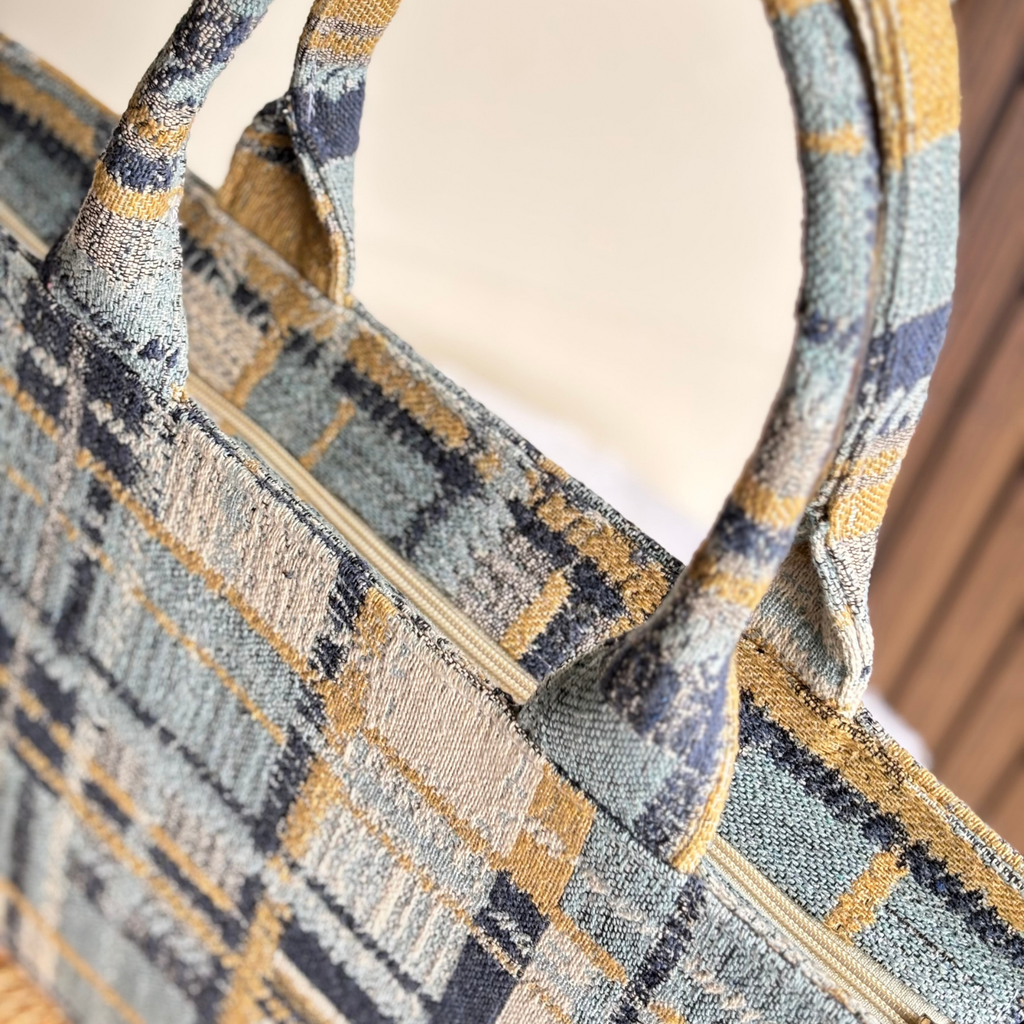 Pastel Denim Large Tote