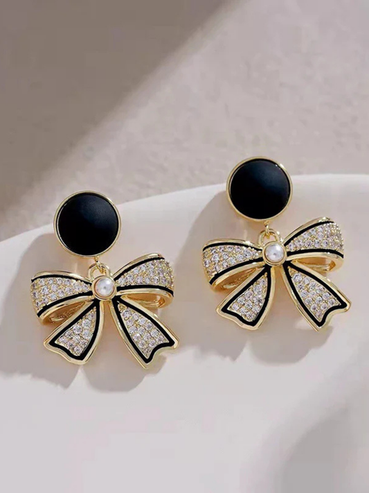 Velvet Bow Earrings