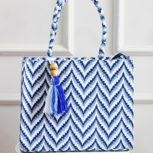 Blueberry Breeze Large tote